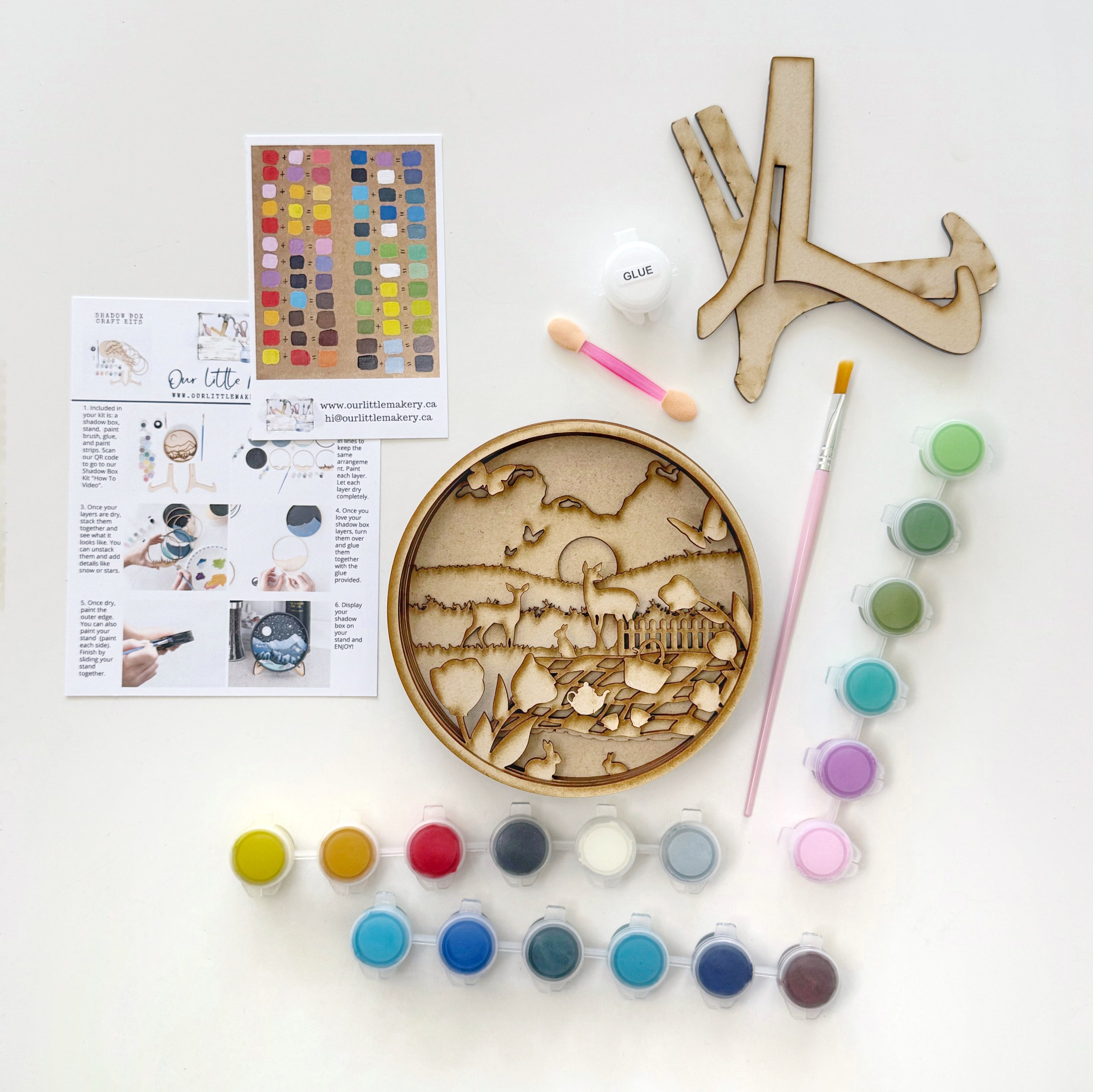 Mother Nature's Picnic Shadow Box Kit