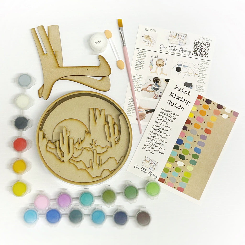 A Desert's Whisper Shadow Box Kit