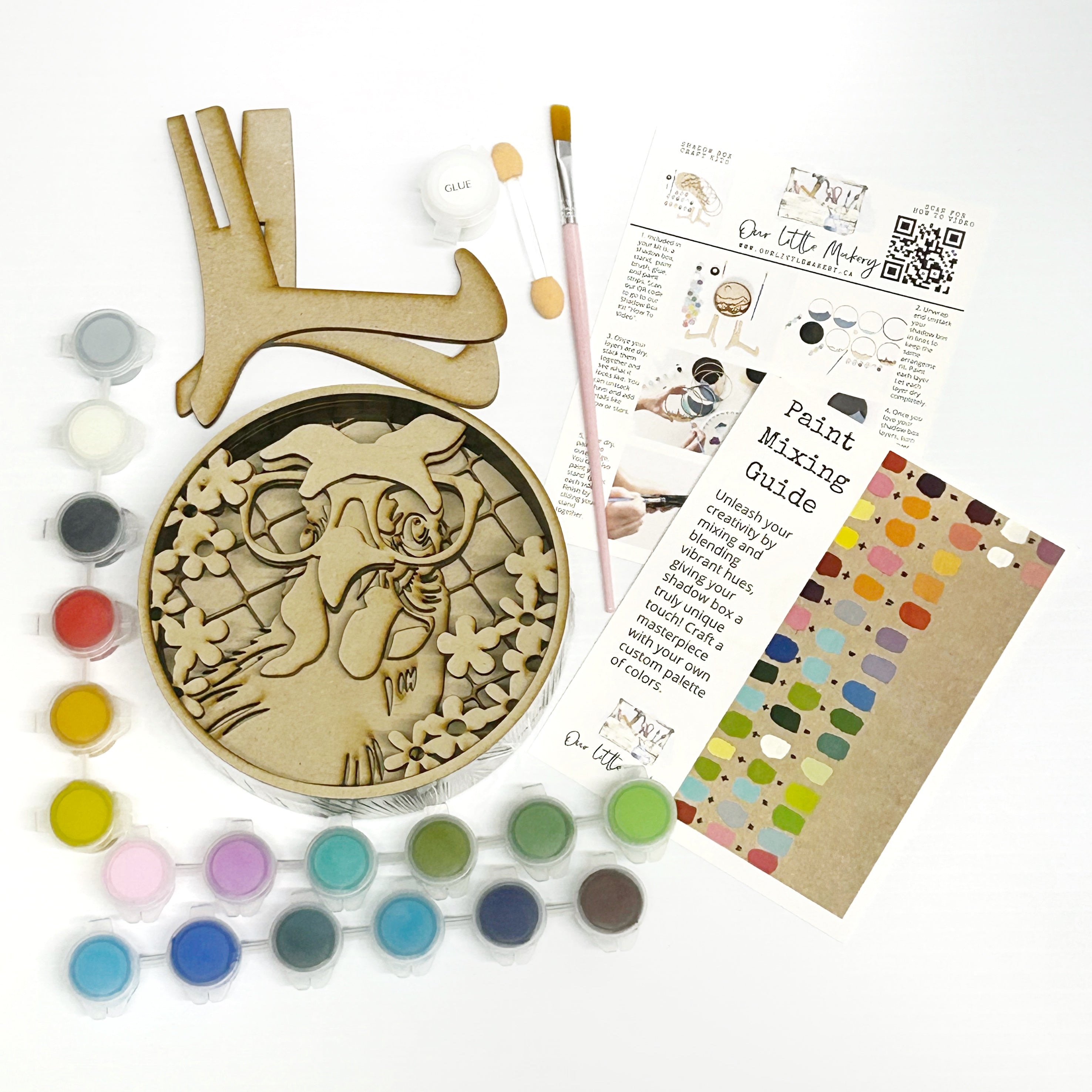 One Smart Clucker Shadow Box Kit