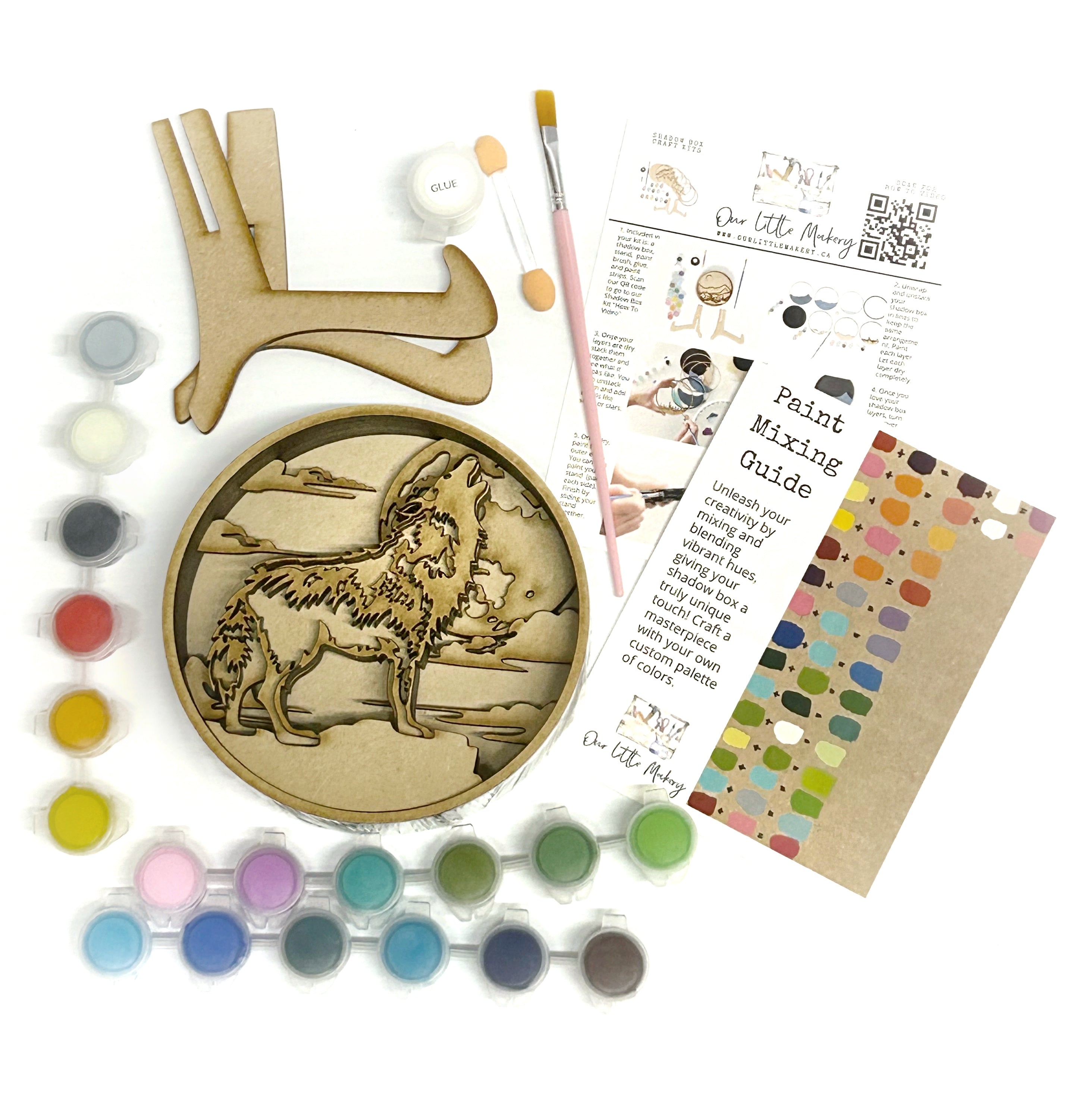 Wolf Shadow Box Kit