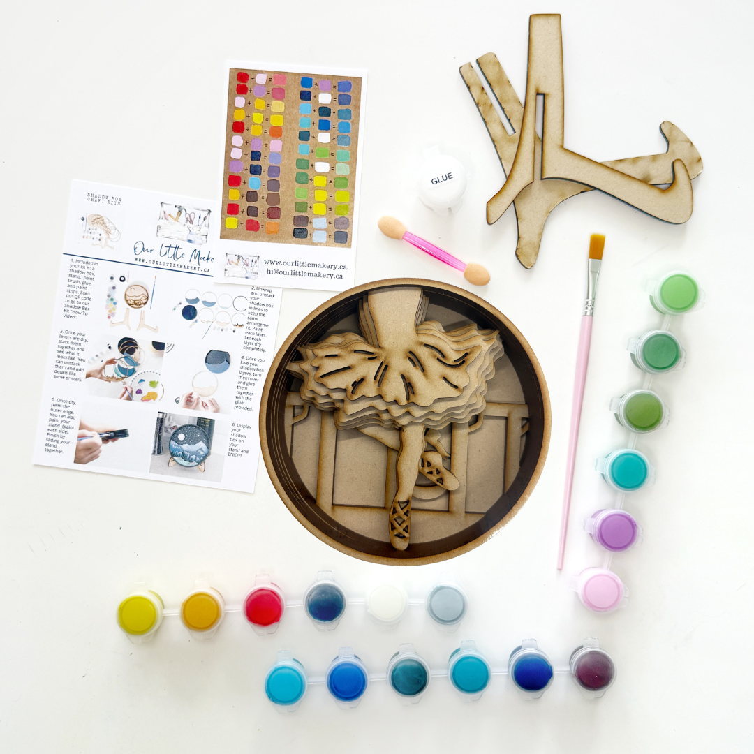 En Pointe Shadow Box Kit