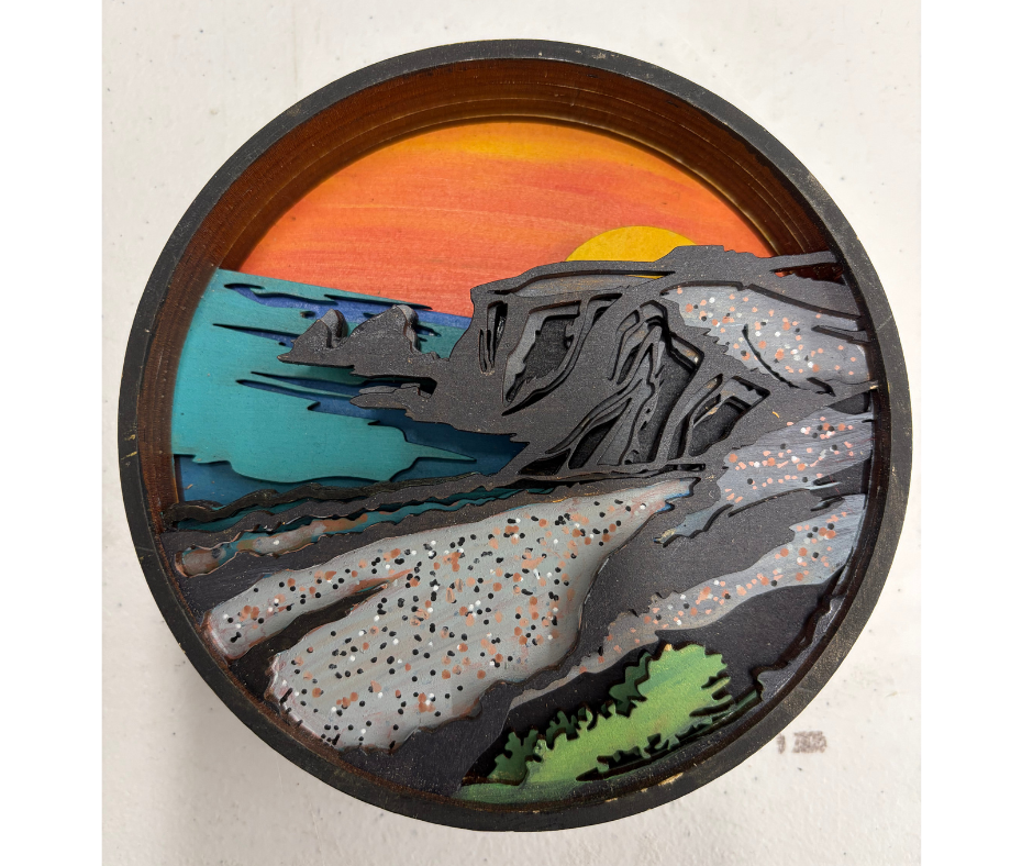 Coastal Cliffs Shadow Box Kit