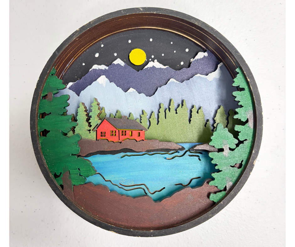 Livin' Lakeside Shadow Box Kit