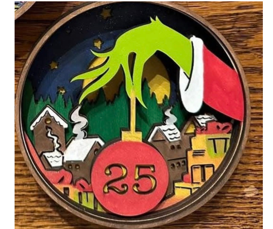 Merry Grinch-mas Shadow Box Kit