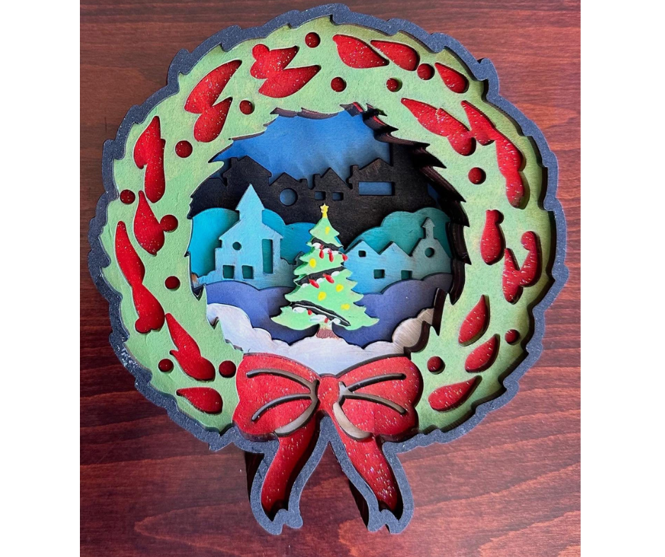 O'Christmas Tree Shadow Box Kit
