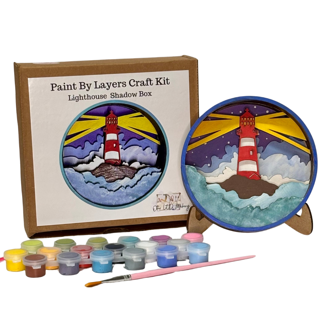 Lighthouse Shadow Box Kit