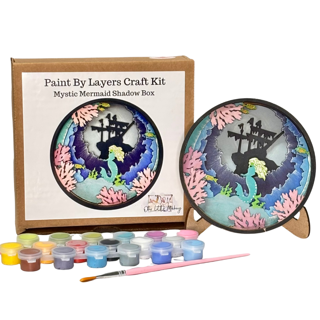 Mystic Mermaid Shadow Box Kit