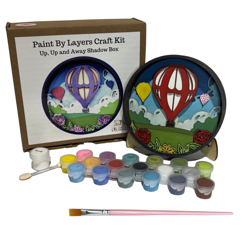 Up, Up and Away Shadow Box Kit